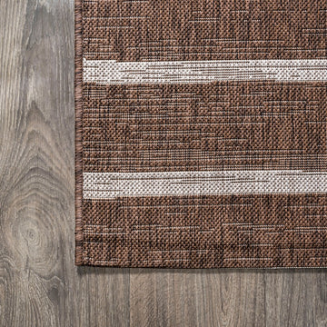 Colonia Berber Stripe Indoor/outdoor Area Rug